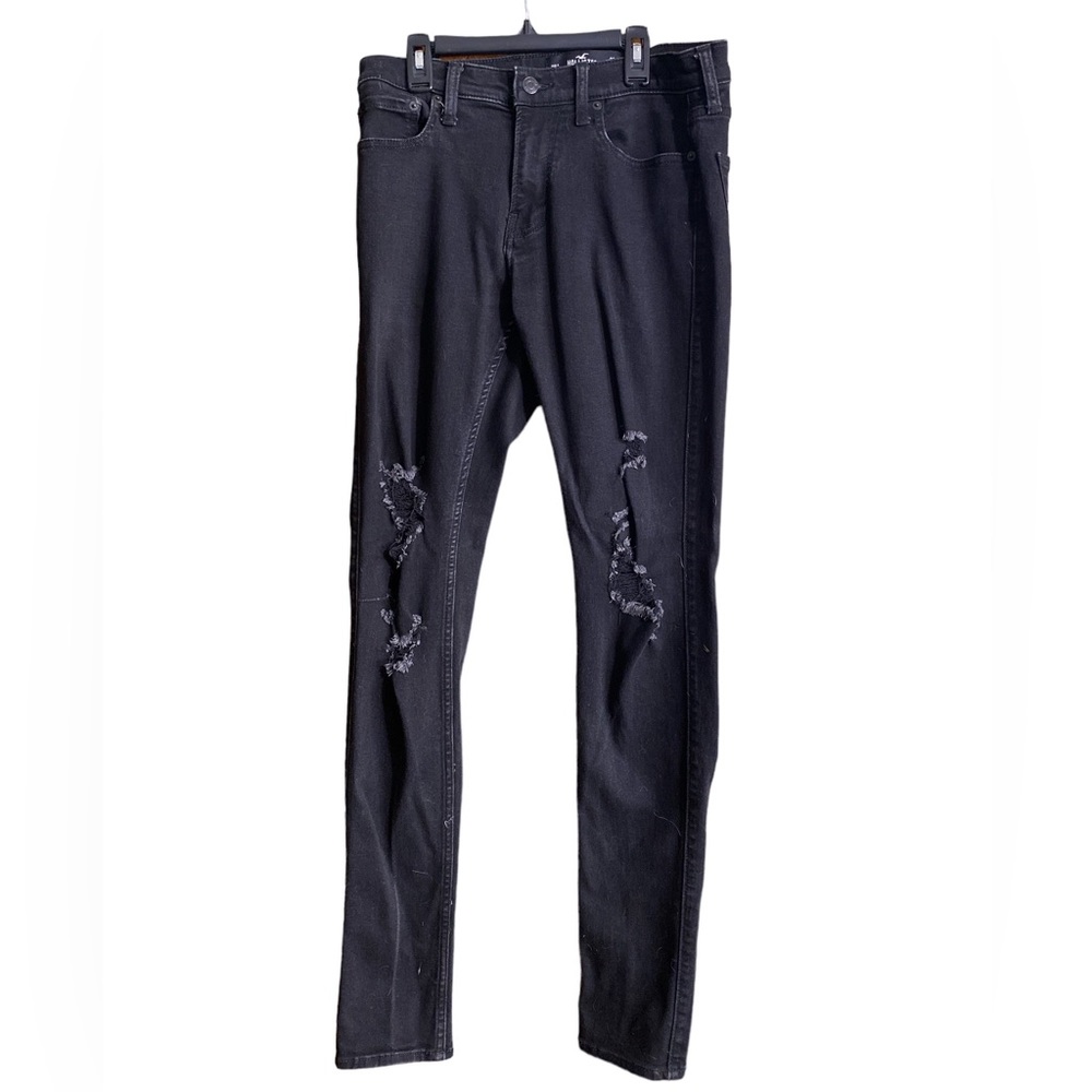 Mens’ Black Hollister Co Stacked Skinny Jeans